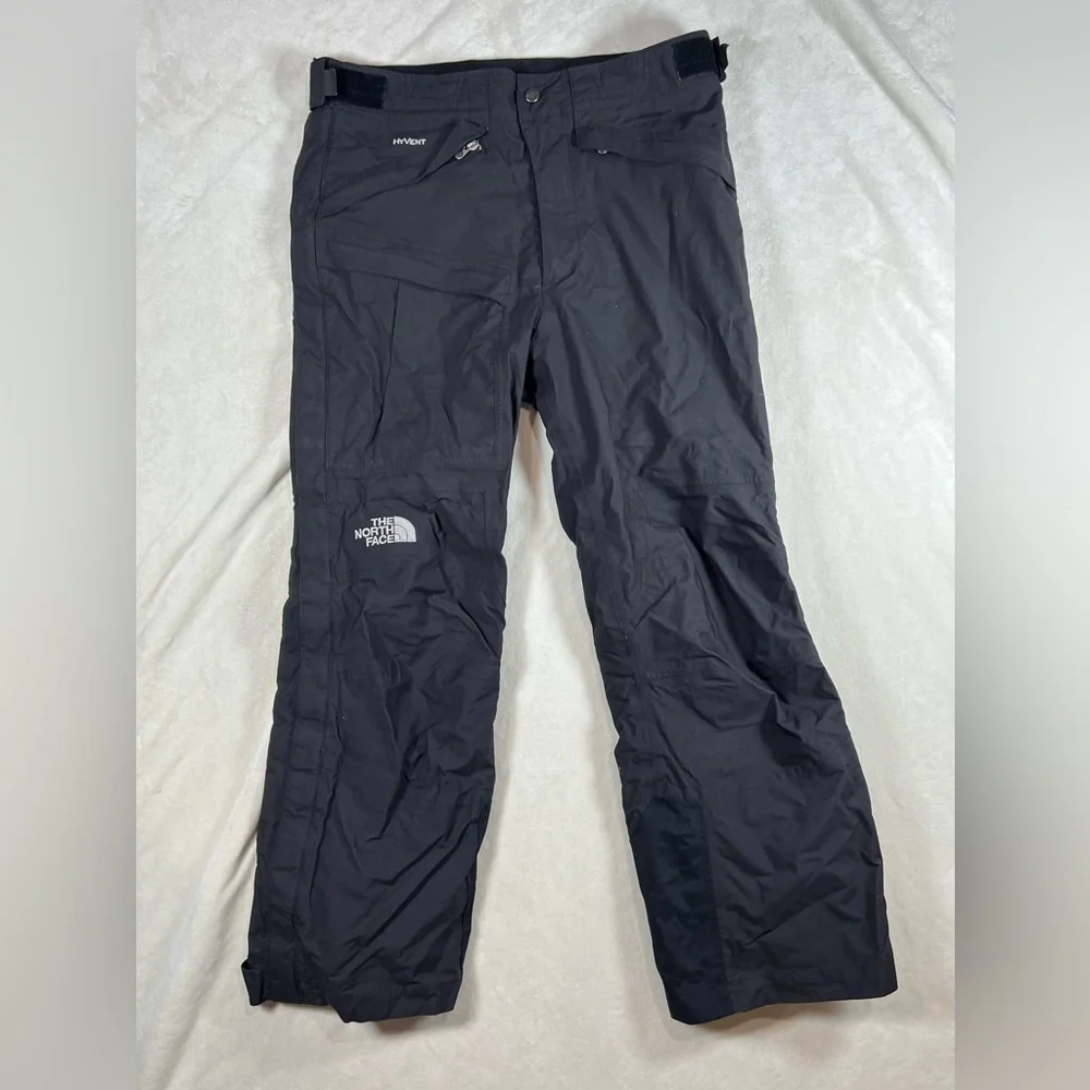 The North Face Men’s Small Black HYVENT Full Side Zip Snow Snowboarding Pants